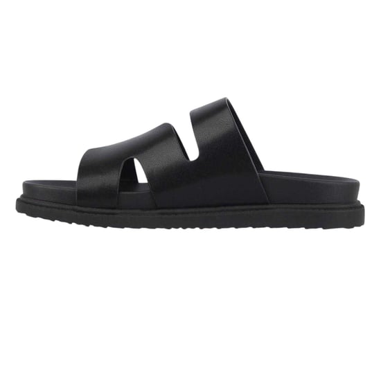 Miso Leren slippers voor dames (Zwart) - Image 2