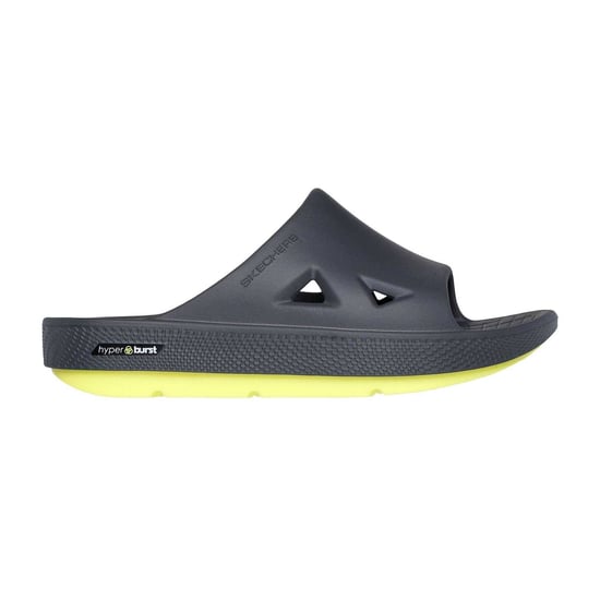 Skechers Arch Fit-slippers voor heren (Houtskool/Groen) - Image 1