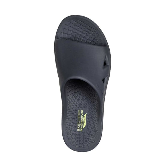 Skechers Arch Fit-slippers voor heren (Houtskool/Groen) - Image 4