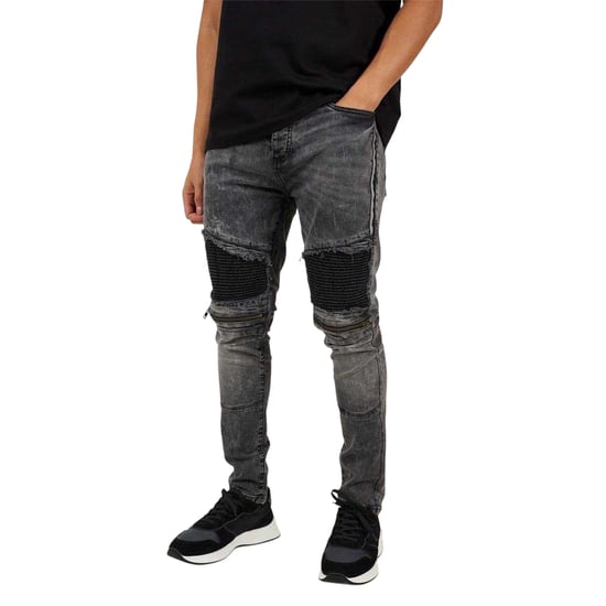 Brave Soul Heren jeans gewassen denim (Zwart) - Image 2