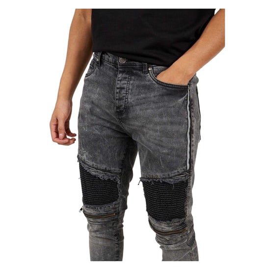 Brave Soul Heren jeans gewassen denim (Zwart) - Image 4