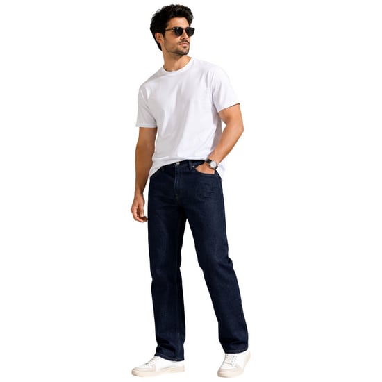 Levis Heren 5 Pockets Rechte Jeans (Zwart) - Image 3