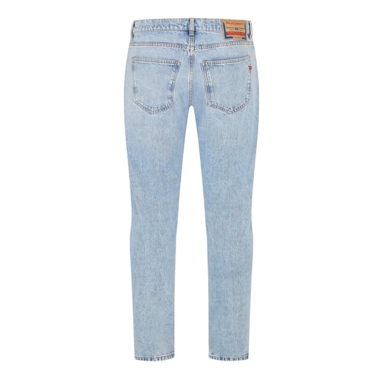 Diesel Herenjeans van denim met zijstreep, 5 zakken en rechte pijpen (Blauwe Denim) - Image 2