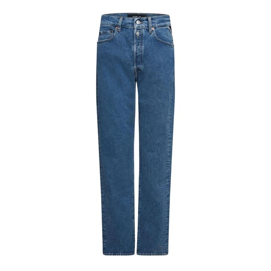 Replay Rechte jeans met twee knopen voor dames (Blauw) - Image 2