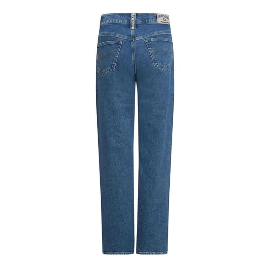 Replay Rechte jeans met twee knopen voor dames (Blauw) - Image 3