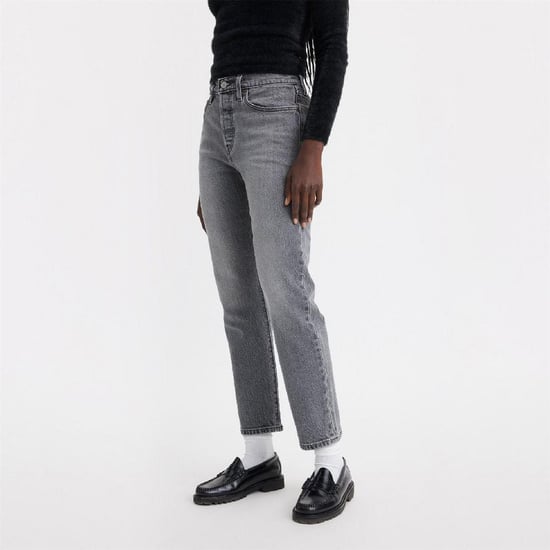 Levis Damesjeans 501 met rechte pijpen en enkellengte (De weg op) - Image 2