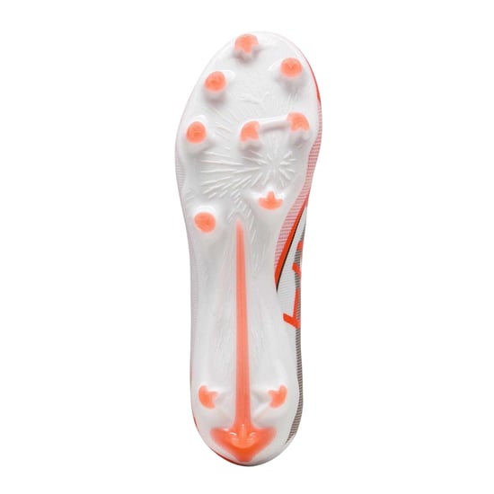 Puma Heren Ultra 5 Match Stevige Grond Voetbalschoenen (Wit, Rood) - Image 5