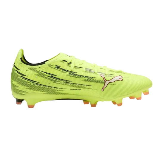 Puma Heren Ultra 5 Match Stevige Grond Voetbalschoenen (Geel/zwart) - Image 1