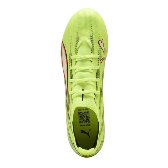 Puma Heren Ultra 5 Match Stevige Grond Voetbalschoenen (Geel/zwart) - Image 4