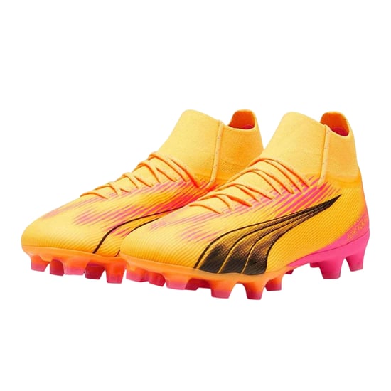 Puma Heren Ultra Pro FG/AG Voetbalschoenen (Oranje) - Image 3