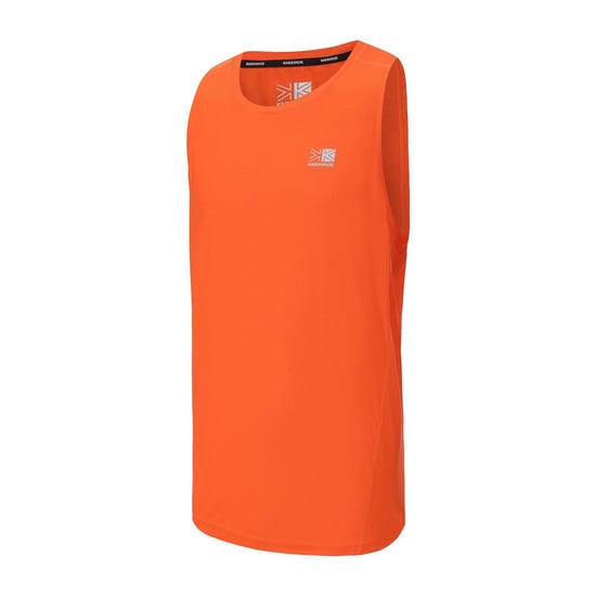 Karrimor Heren Logo Hardloopvest Top (Vuur Oranje) - Image 3