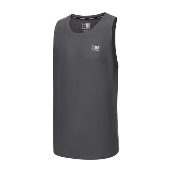 Karrimor Heren Logo Hardloopvest Top (Houtskool) - Image 3