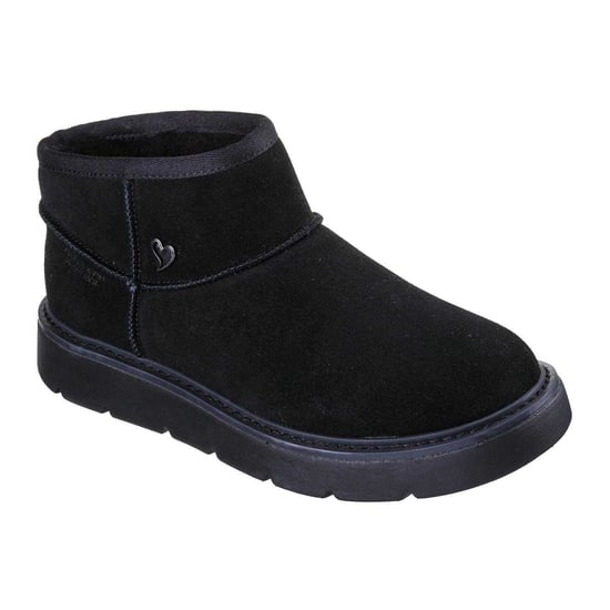 Skechers Comfortabele suède enkellaarsjes voor dames (Zwart) - Image 5