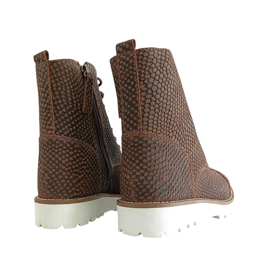Firetrap Dames/Dames Lizzy Leren Enkellaarsjes met Zijrits (Bruin) - Image 2