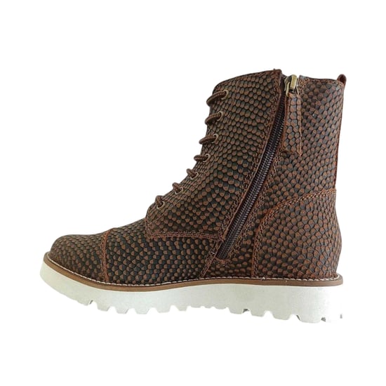 Firetrap Dames/Dames Lizzy Leren Enkellaarsjes met Zijrits (Bruin) - Image 3