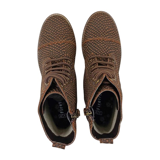 Firetrap Dames/Dames Lizzy Leren Enkellaarsjes met Zijrits (Bruin) - Image 4