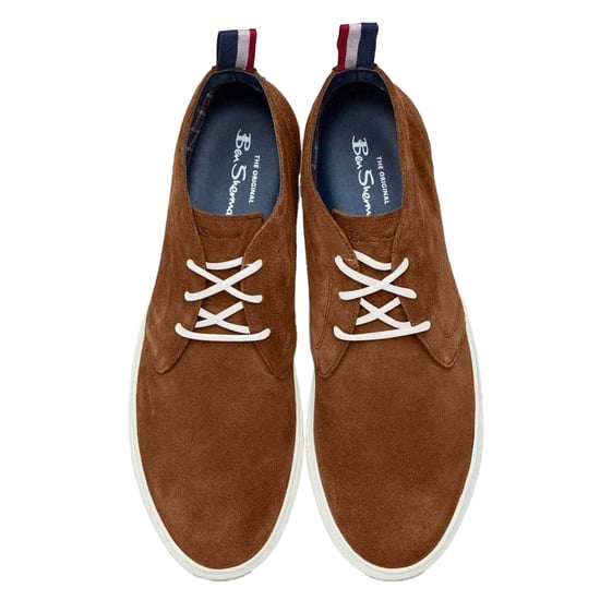 Ben Sherman Suède enkellaarsjes voor heren (Tan) - Image 3