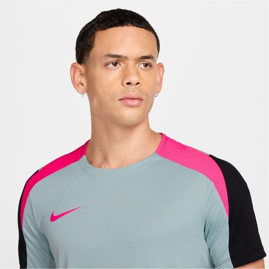 Nike Heren Strike Voetbalshirt (GRIJS/PINK) - Image 3