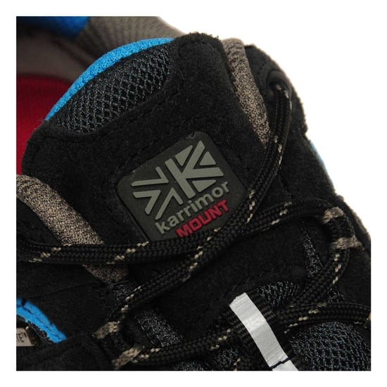 Karrimor Kinderen / kinderen Mount laag uitgesneden waterdichte wandelschoenen (ZWART/BLAUW) - Image 4