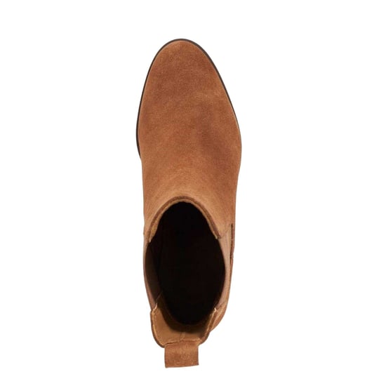 Dune London Dames/Dames Pasil Leren Blokhak Laarzen (Tan) - Image 4