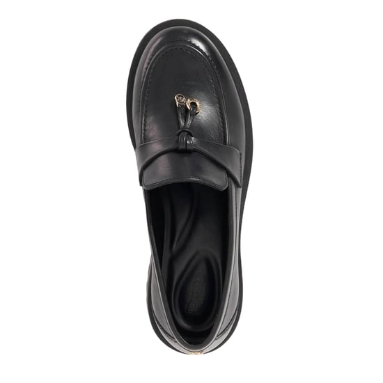 Dune London Garretts leren loafers voor dames (Zwart) - Image 4