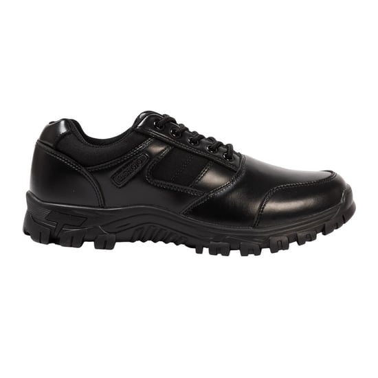 Giorgio Leren herenschoenen met logo (Zwart) - Image 1