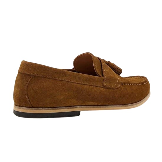 Dune London Heren Bart Suede Loafers (Tan) - Image 2