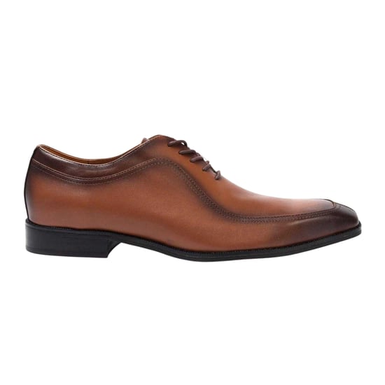 Giorgio Herenformele schoenen met lage hak van volnerfleer (Bruin) - Image 1