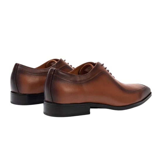 Giorgio Herenformele schoenen met lage hak van volnerfleer (Bruin) - Image 2