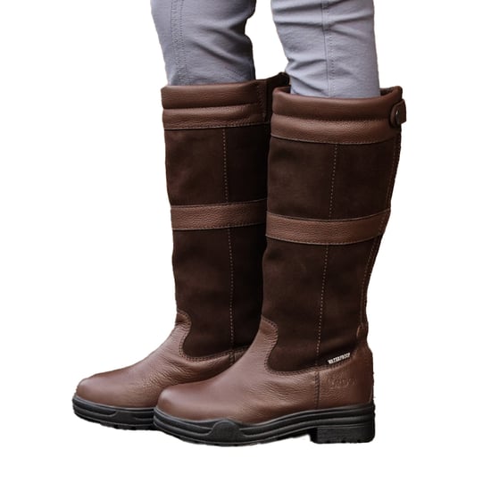 Brogini Kinderen/Kinderen Hollingworth Piccino Leren Laarzen met Ritssluiting (Bruin) - Image 1