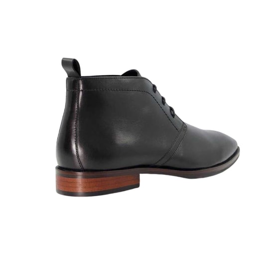 Dune London Heren Mervin Leren Chukka Laarzen met Lage Hak (Zwart) - Image 2
