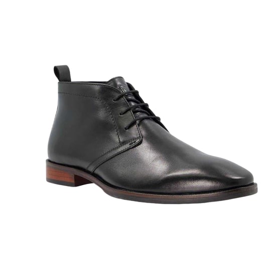 Dune London Heren Mervin Leren Chukka Laarzen met Lage Hak (Zwart) - Image 3