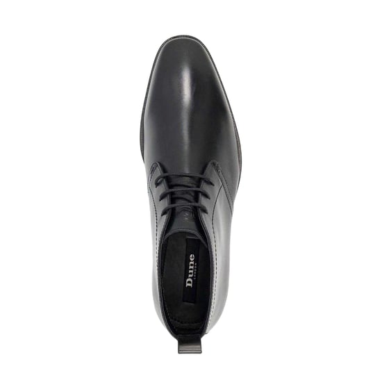 Dune London Heren Mervin Leren Chukka Laarzen met Lage Hak (Zwart) - Image 4