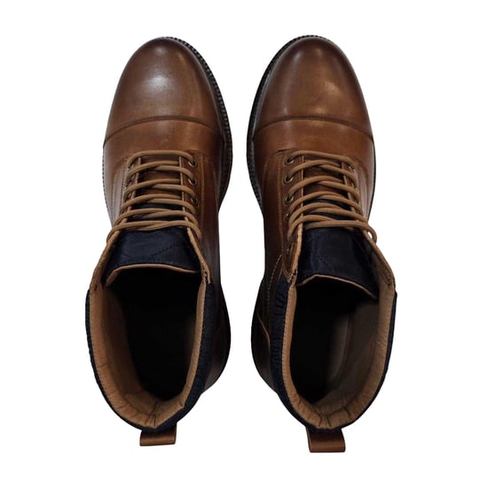Firetrap Heren Oman Leren Laarzen (Tan) - Image 4