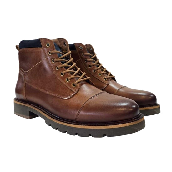 Firetrap Heren Oman Leren Laarzen (Tan) - Image 5