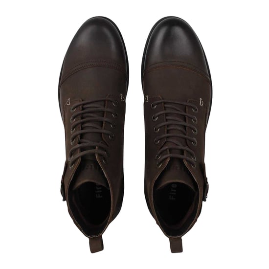 Firetrap Heren Webb gesp detail laarzen (Bruin) - Image 4