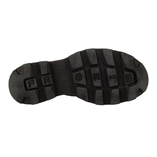 Diesel Leren combatlaarzen met veters voor dames van het merk Hammer (Zwart) - Image 4
