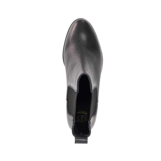 Dune London Dames/Dames Pasil Leren Blokhak Laarzen (Zwart) - Image 4