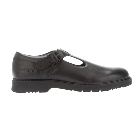 Kickers Dames Finley Leren T-Bar Formele Schoenen (Zwart) - Image 1