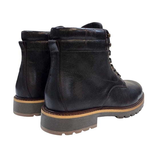 Firetrap Heren Portaal Leren Wandelschoenen (Donkerbruin) - Image 2