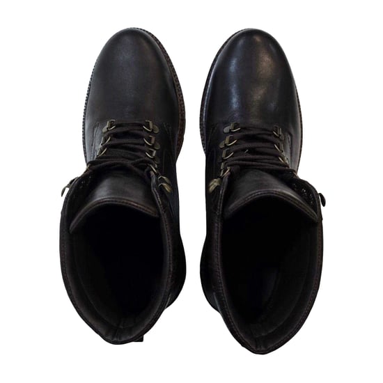 Firetrap Heren Portaal Leren Wandelschoenen (Donkerbruin) - Image 4