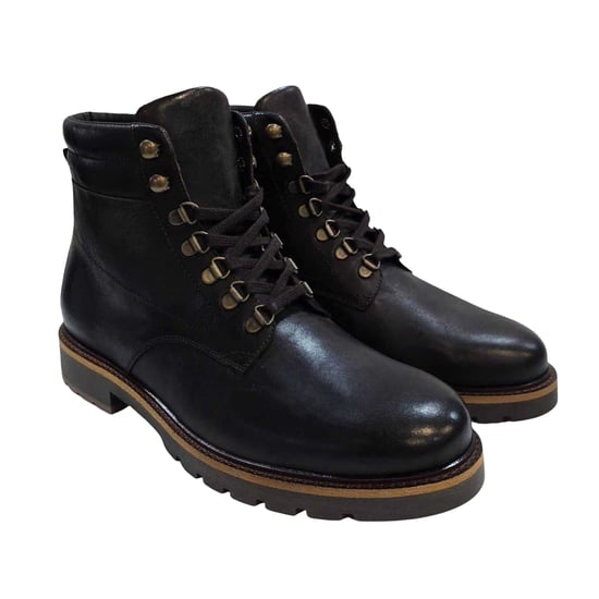 Firetrap Heren Portaal Leren Wandelschoenen (Donkerbruin) - Image 5