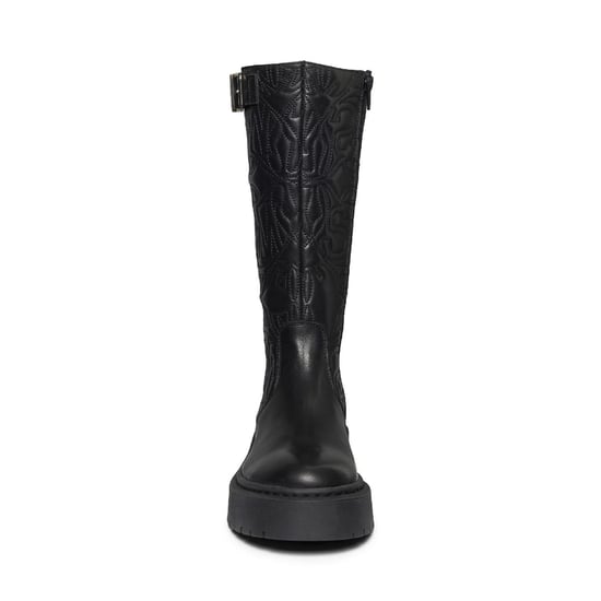 Steve Madden Dames/Dames Gelina Leren Kniehoge Laarzen (Zwart) - Image 3