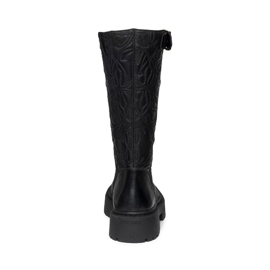 Steve Madden Dames/Dames Gelina Leren Kniehoge Laarzen (Zwart) - Image 4