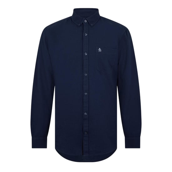 Original Penguin Heren Oxford overhemd met lange mouwen en knoopsluiting (Yale Blauw) - Image 1