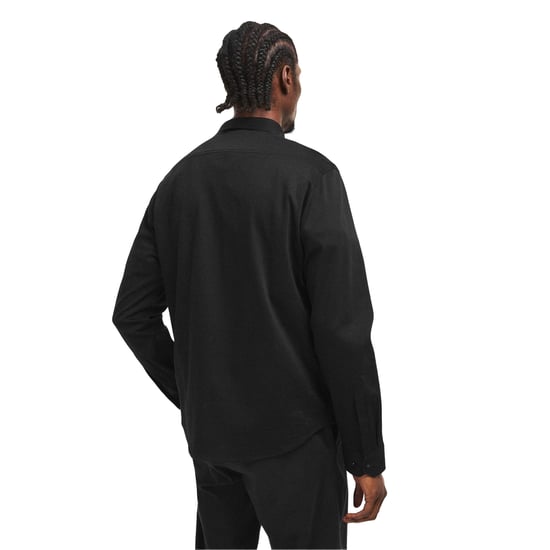 Boss Herenkatoenen shirt met Motion-logo (Zwart) - Image 4