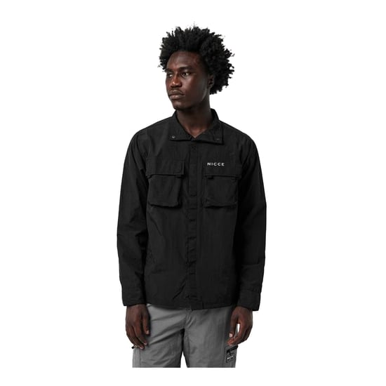 Nicce Heren Relaxed Fit Overhemd Met Lange Mouwen (Zwart) - Image 1