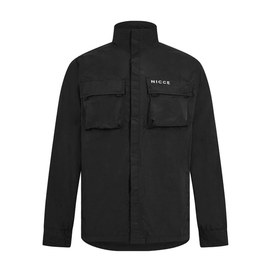 Nicce Heren Relaxed Fit Overhemd Met Lange Mouwen (Zwart) - Image 2
