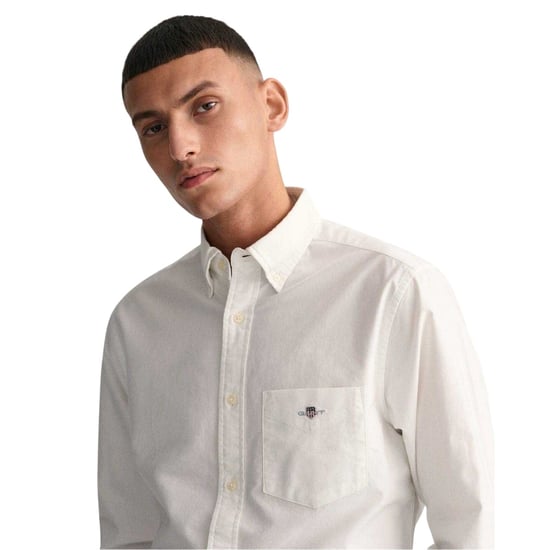Gant Heren Oxford overhemd (Wit) - Image 4