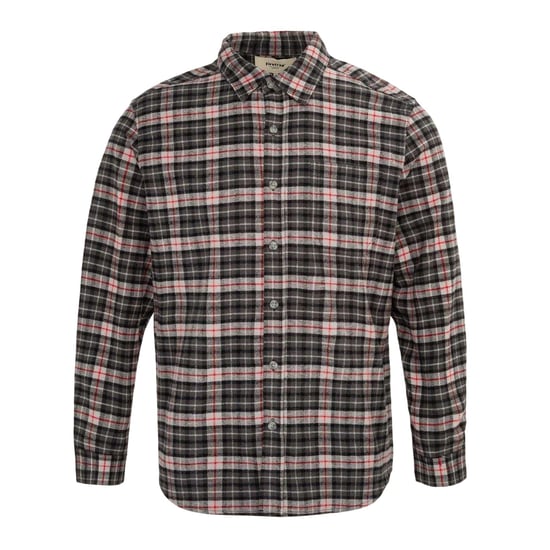 Firetrap Geruit herenoverhemd (Zwart/Grijs) - Image 1